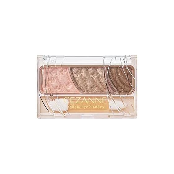 Cezanne Tone Up Eyeshadow 11 Taupe Brown 2.7g 3-цветные тени для век с наконечником