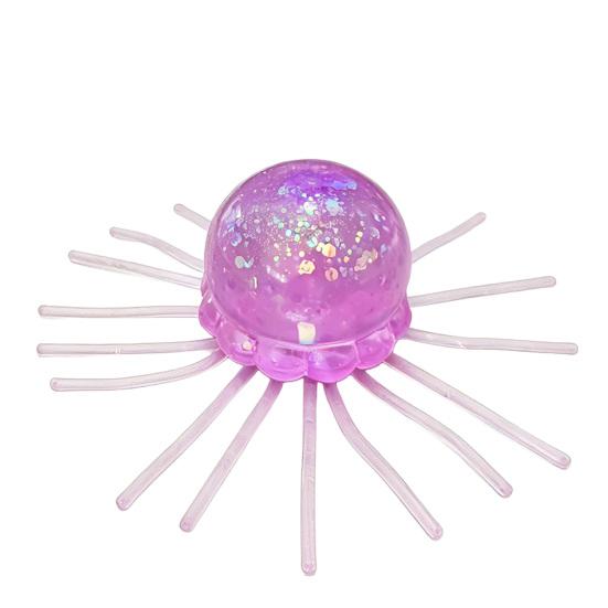 

1/2/3Pcs Simulation Jellyfish Squeeze Toy Stress Relief Clear Glitter Jellyfish Sensory Toy Soft Stress Ball Sea Animal Fidget
