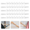 100 Pcs Accessories Hanger Anti-slip Strip Coat Hangers Grips Silica Gel Silicone Strips