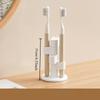 Xiaomi Rotating Toothbrush Holder, Bathroom Washbasin, Partitioned Toothbrush Storage Rack, Anti Slip Electric Toothbrush Storage