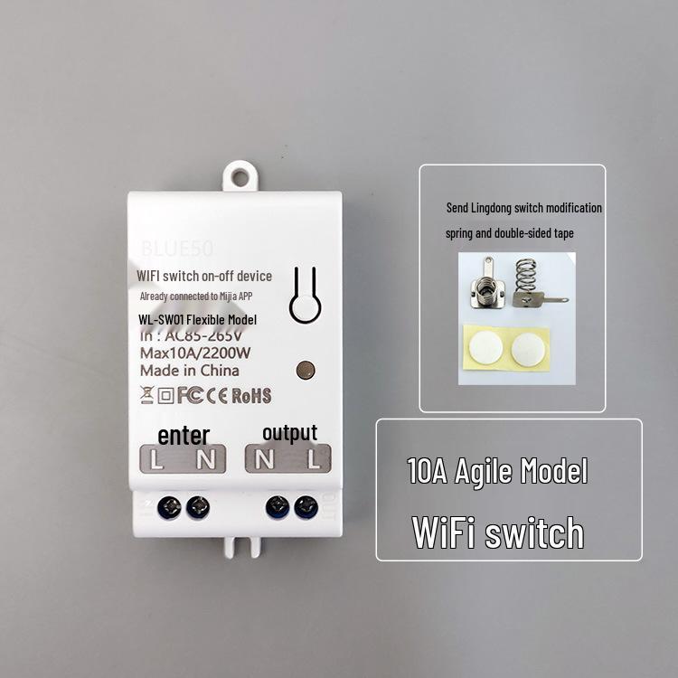 Xiaoai Voice-Activated Smart Switch: Wireless Remote Control & Timed Lighting