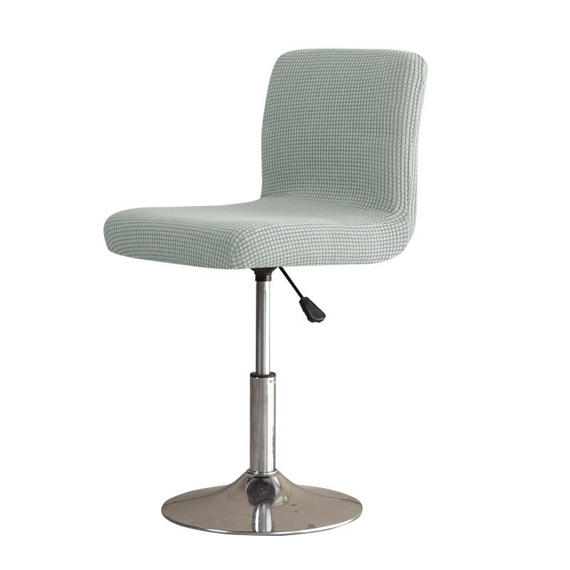 Bar Stool Cover Polar Fleece Armless Chair Cover Low Back Swivel Chair Covers Office Rotating Lift Chair Covers Dining Protector