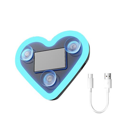 

Solar Heart-Shaped LED Neon Light Waterproof Romantic Car Lamp Auto On/Off Multi-Color Ambient Light Valentine’s Day Gift светло-синий