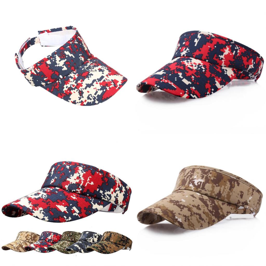 Unisex Kappe mit digitalem Camouflage-Muster und verstellbarer Passform für Sommer im Militärstil