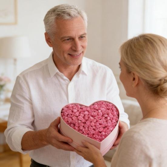 100Pcs Artificial Rose Heads 3.5cm Foam Roses PE Realistic Simulated Flowers for Wedding Party Valentine Gift Home Decoration Bouquet