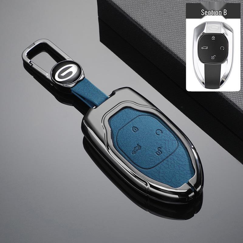 Metal Key Case Protective Cover for GAC Trumpchi Models: GS4, GS3, GS5, GS7, GS8, GA3S, Vision, GA4, GA6.