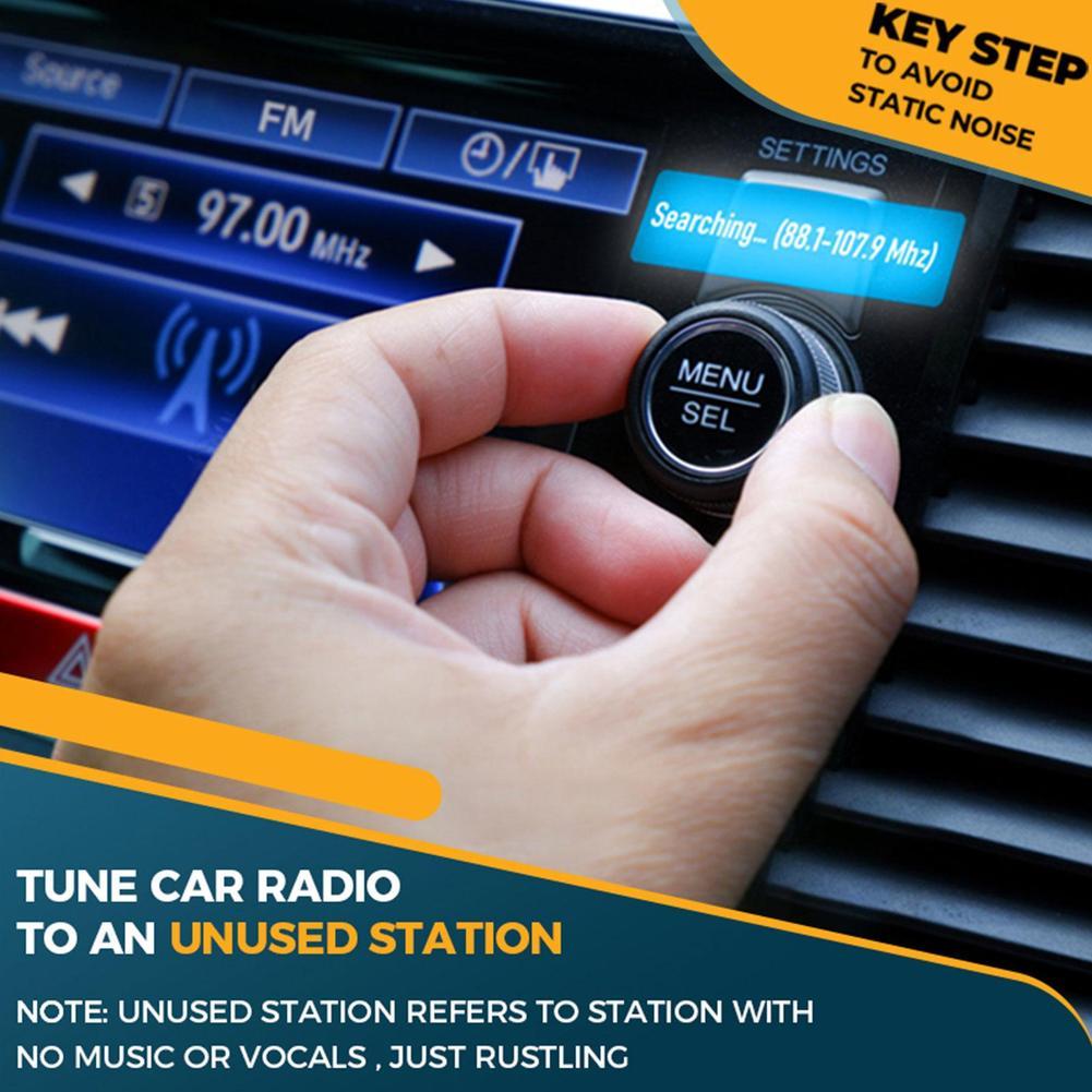 Car Bluetooth FM Transmitter Bluetooth Fm Modulator Dual USB 48W PD&QC3.0 Car Auto Charger Adapter handfree Music player