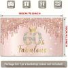 2D Diamond Crown 60 Fabulous 60th Birthday Party Background