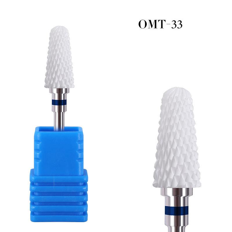 Electric Nail Drill Bit Milling Cutter Ceramic Tungsten Carbide Polishing Grinding Head For Manicure Cutters Nail Art Tools