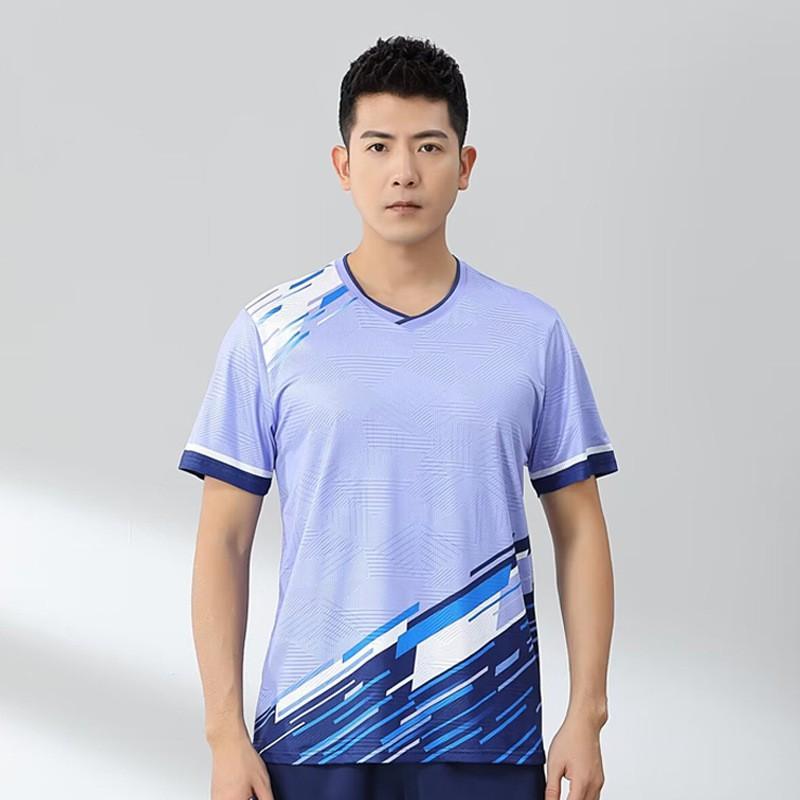 Quick-Dry Badminton Shirt Men Women Kids Sport T-Shirt Training Competition Uniform