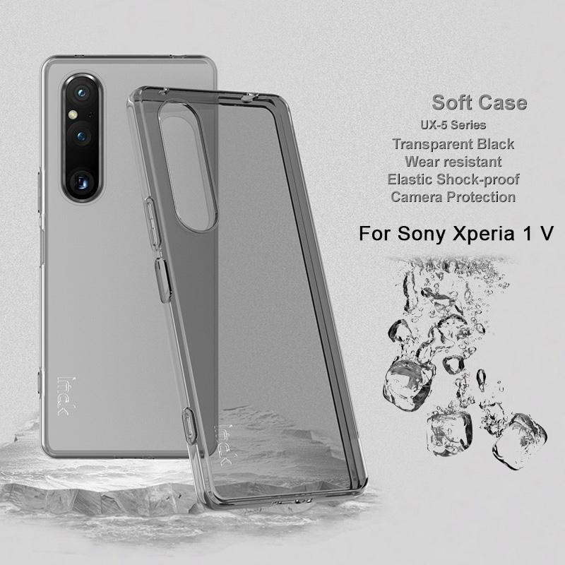 IMAK UX-5 Series for Sony Xperia 1 V Anti-drop Phone Case Flexible TPU Smartphone Cover