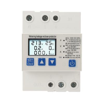 Automatic Self Recovery Power Overvoltage Protector Over Under Voltage Protective Device AC230V 1A‑63A