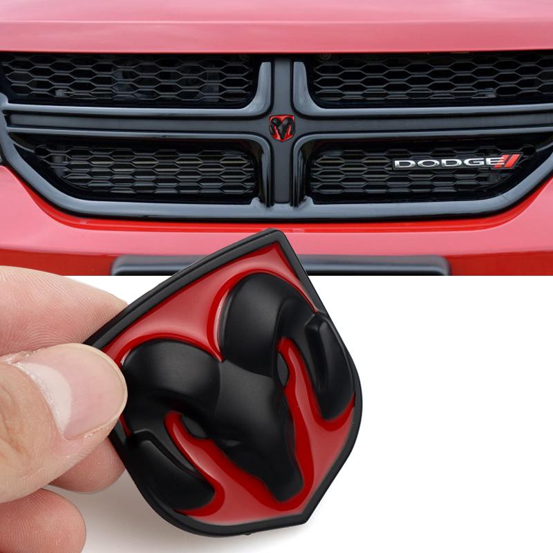 3D Metal Car Body Stickers Badge Decor Decals Auto Outside Accessories For Dodge Durango Caliber Dakota Neon SXT Nitro Ram Dart