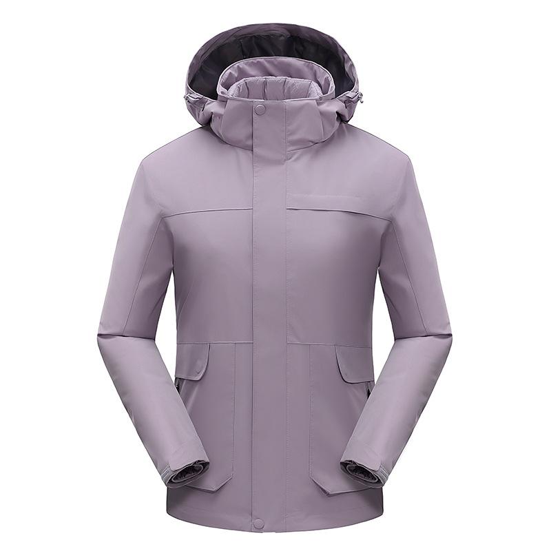 

Парная куртка пуховик женский 25 новый ветрозащитный три в одном съемная подкладка куртка в стиле милитари 2XL