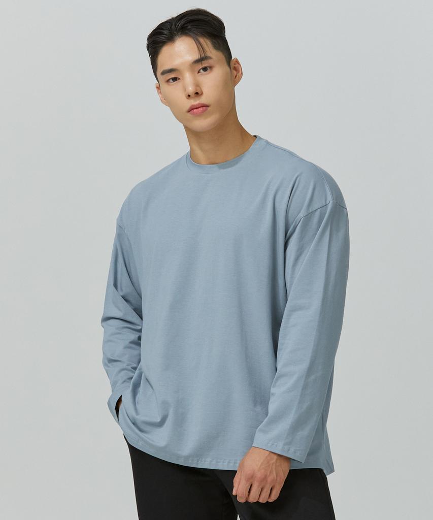 Beullaegmonseuteopis [2Pack] Soft Modal Crew Neck Long Sleeve (3Color) / Bm240722 (A Type)