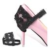 Lace Shoe Cover Invisible Anti Heel Strap for High Heels Secure Fit Comfortable No Slip Design