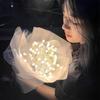 Tulip Glowing Bouquet with Light Strip DIY Handcraft 20 Flowers