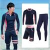 Women's Quick-Dry Two-Piece Snorkeling Wetsuit with Sun Protection and Jellyfish Guard