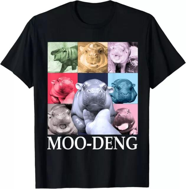 Baby Hippo Moo Deng Cute Bouncy Pig inGood Quality TShirt Size S5XL Unisex T-Shirt XXL