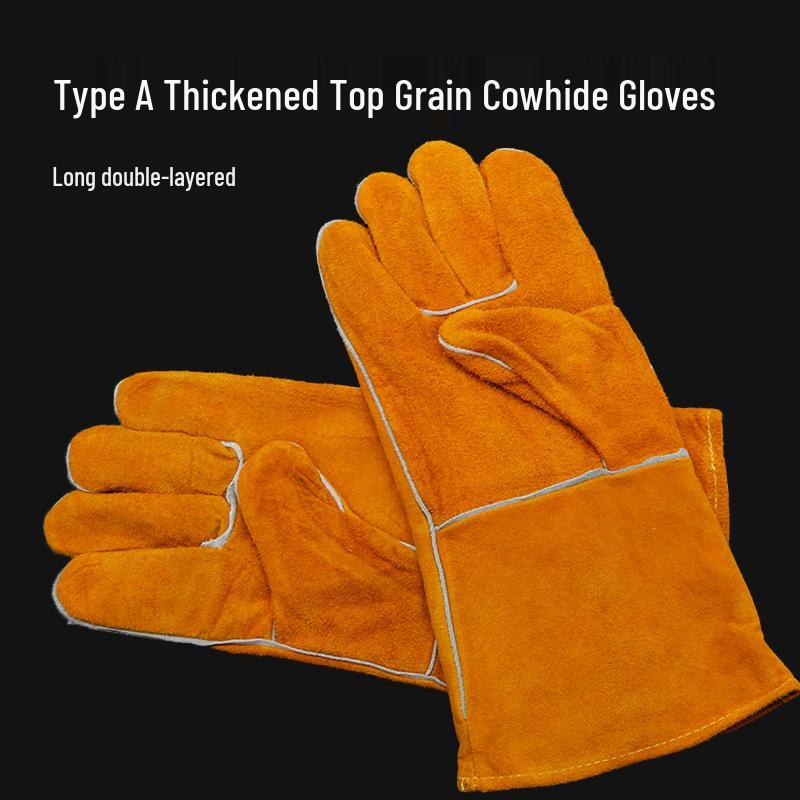 Feuerfeste Vollleder-Schweißhandschuhe - Verschleiß- und hitzebeständig mit kostenlosem Versand