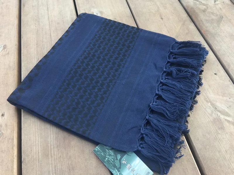 Tactical Arab Shemagh Military Scarf Outdoor Hiking Army Desert Scarves Muslim Hijab For Men Women Windproof Scarf Cotton Skull