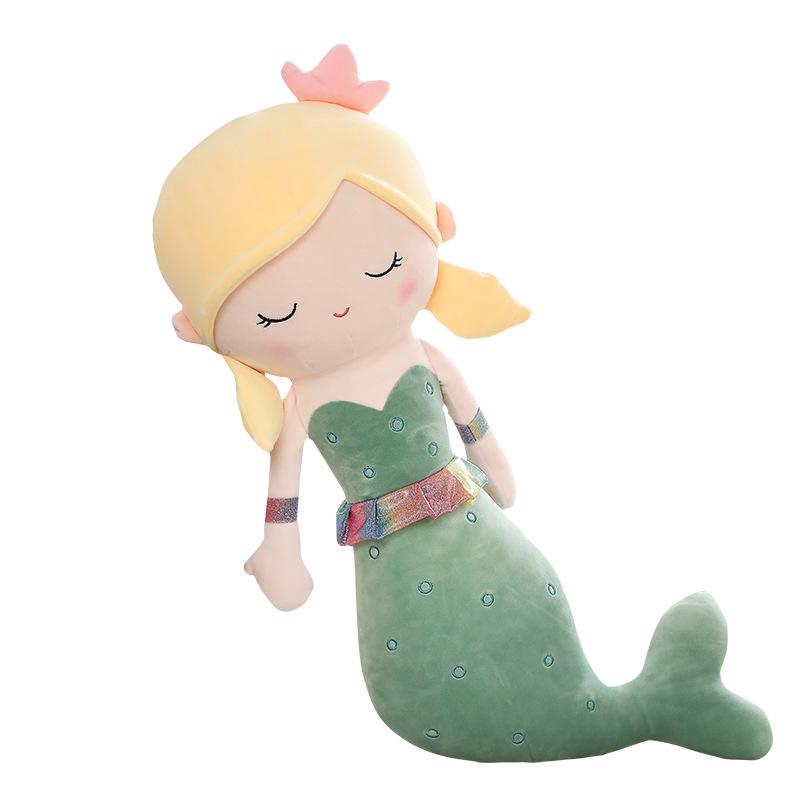 Muñeca Sirena Nueva Juguete de Peluche Muñeca Larga Muñeca de Tela Súper Suave Muñeca