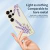 For Samsung Galaxy S25 Ultra Case Lavender Pattern Printing Straight Edge TPU Phone Back Cover