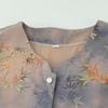 Grandma's Summer Two-Piece Set: Short-Sleeve Round-Neck Shirt for Middle-Aged and Elderly Women