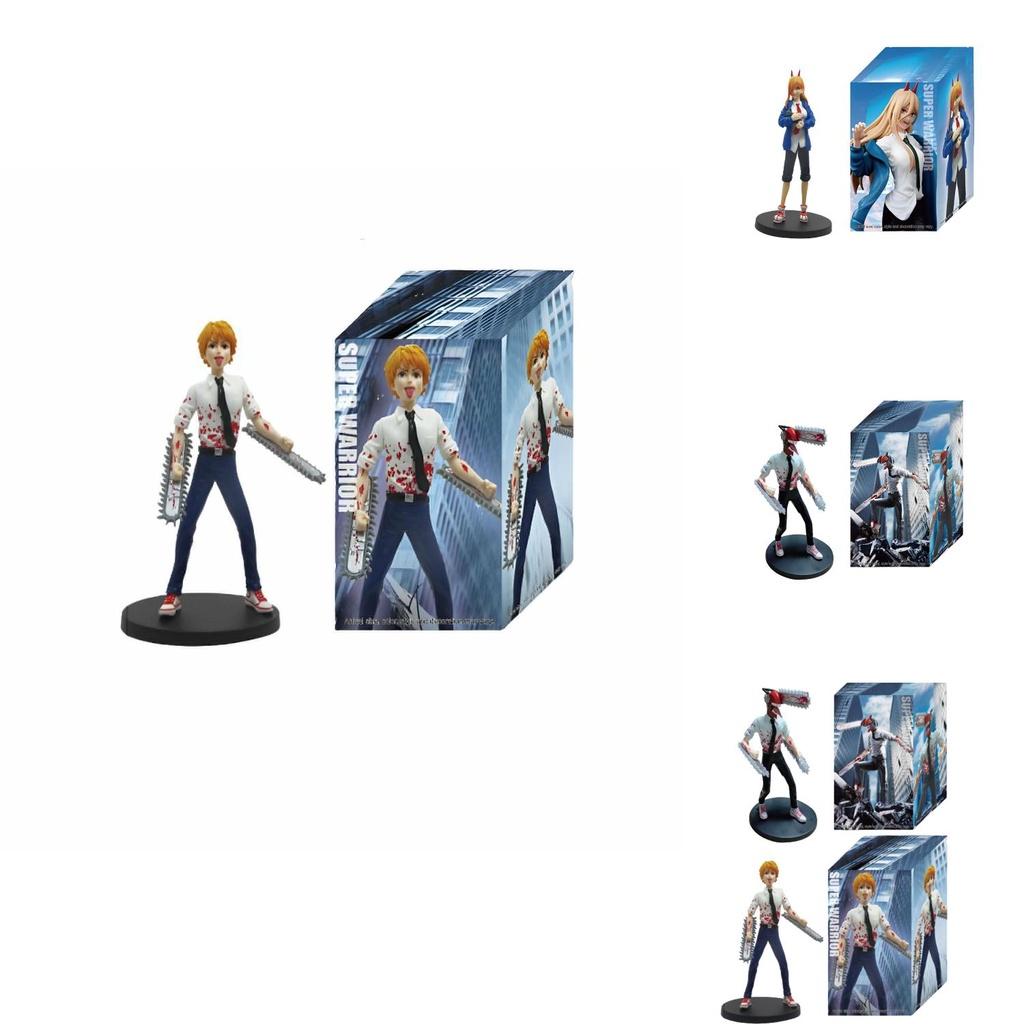 Wspaniała Figurka Zabawka Denji Chainsaw Man 18cm