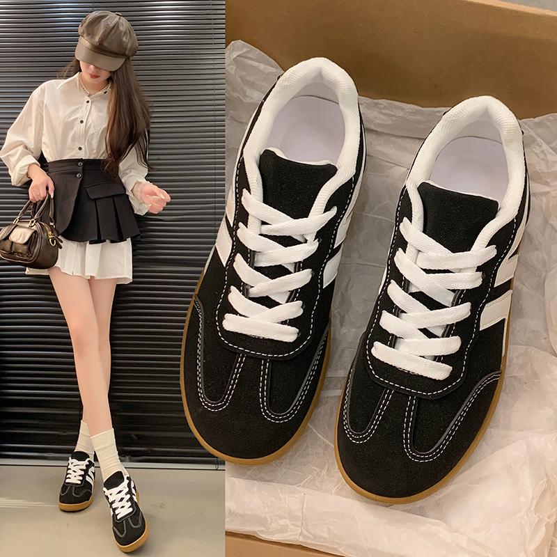 Sneakers Women Shoes Loafers Lace Up Leather Flat New Spring Casual comfortable Mom Shoe Mujer  Chaussure Femme