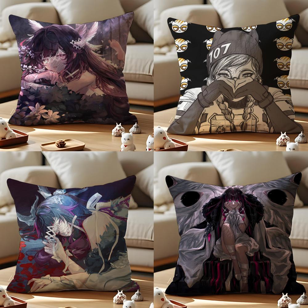 Cushion Cover Anti-dustmite Pillowcase Invisible Zipper Silky Short Plush Sofa Cushion Cover B-Bazaar Magazine