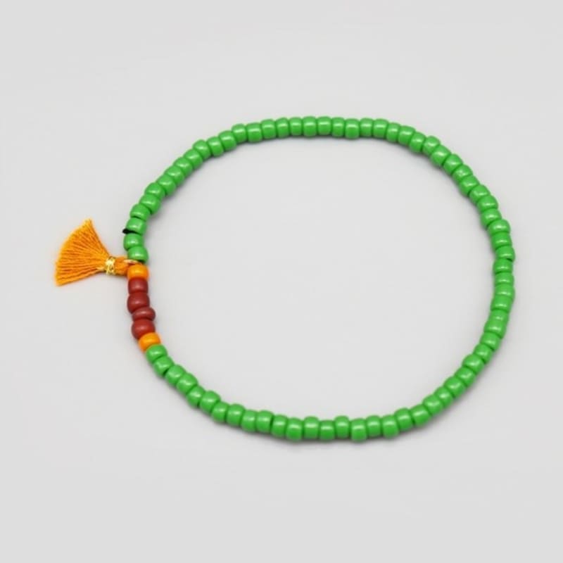 BONBEAU Ethnix Color Tassel Beads Bracelet Ethnic Tassel Bracelet Point Bead Bracelet 6 Colors