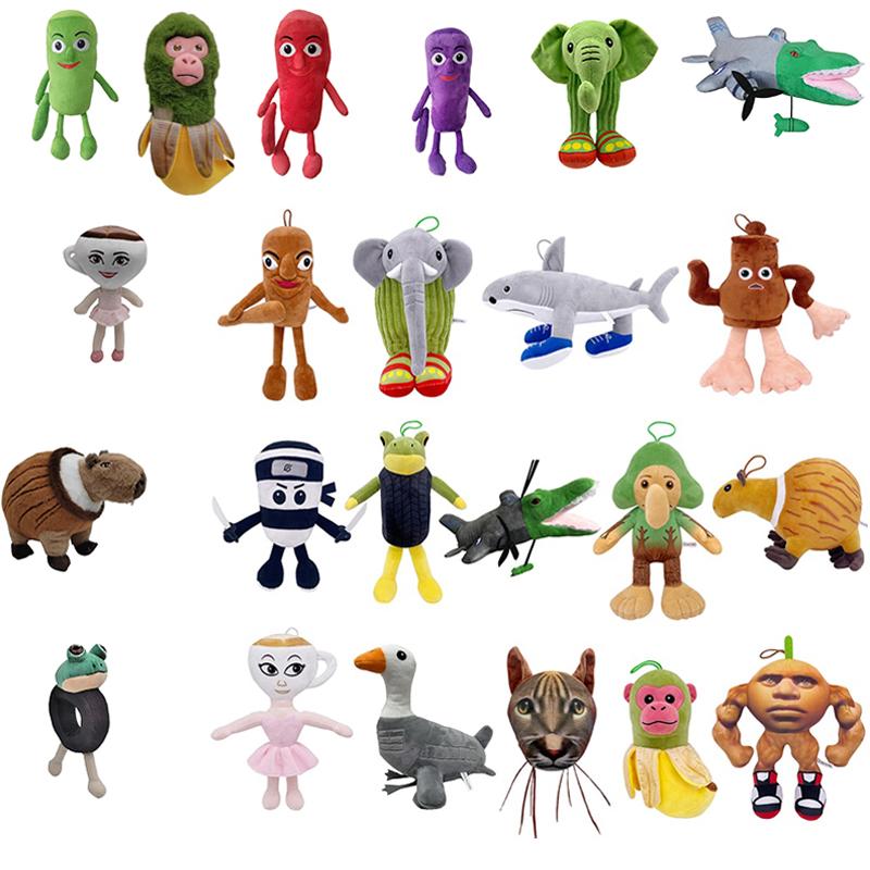 Tralalelo Tralala Plush Tungtungtung Italian Brainrot Al Tralalero Tralala Plush Doll Stuffed Soft Pillow Custom Toys