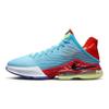 Nike LeBron 19 Low EP Blue Chill Unisex Sneakers Black Light-Crimson DO9828-400