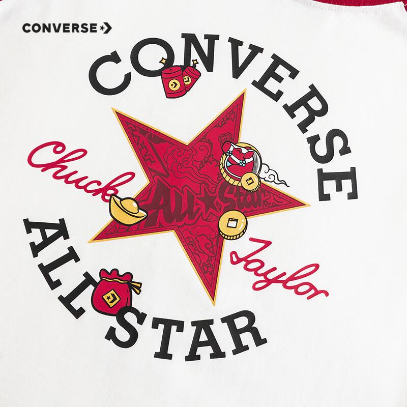 Converse Boys' Festive Red Long-Sleeve T-Shirt