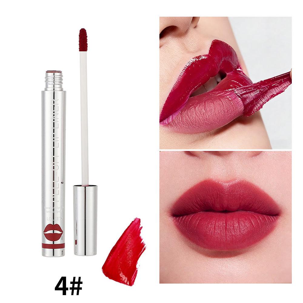 

LOLEETA Cosmetics Quick-dry Peel-off Lip Liner & Gloss: Velvet Waterproof, Long-lasting Color.