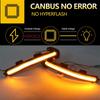 For VW Passat B8 Arteon 2015 2016 2017 2018  2Pcs Car Dynamic LED Turn Signal Light Rearview Mirror Blinker Indicator