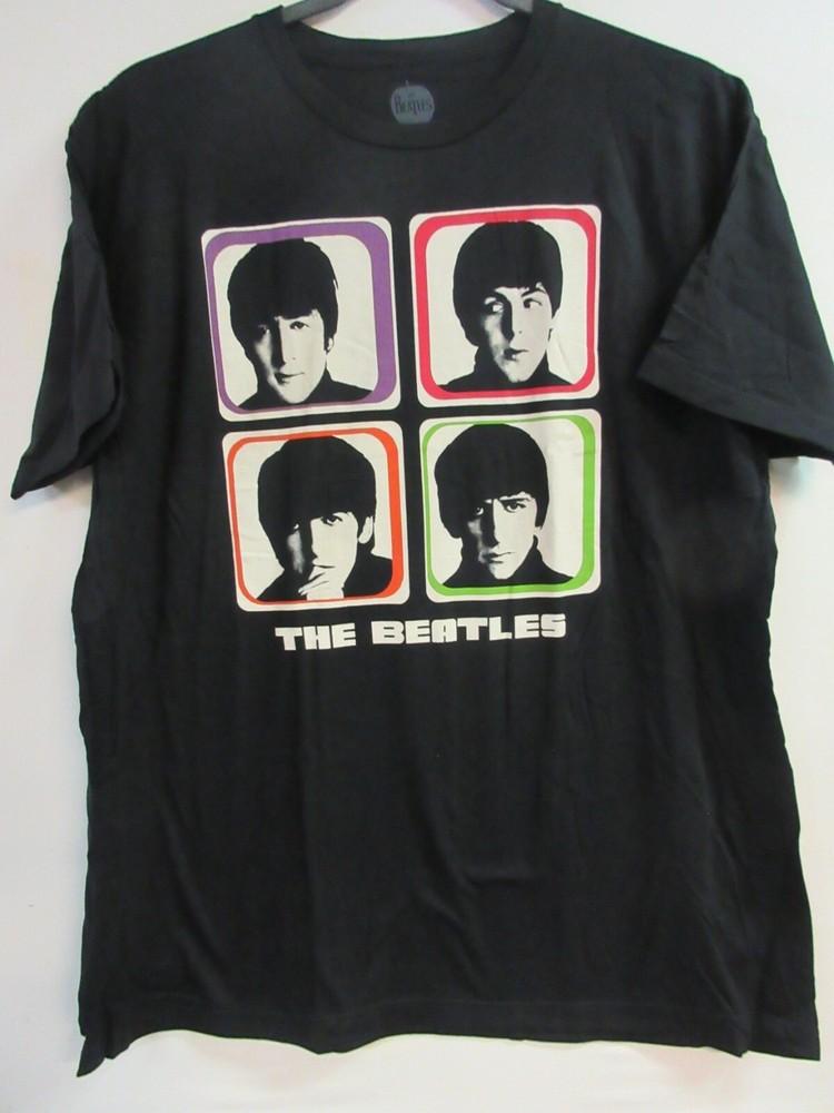 

THE BEATLES OFFICIAL MERCH 4 SQUARES BAND CONCERT MUSIC 2XL / XXL Unisex T-Shirt S