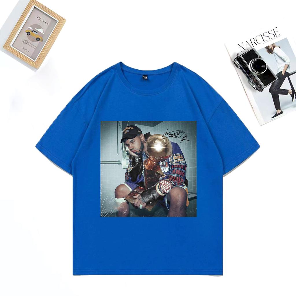 Anuel AA Graphics T Shirt Unisex WOMENs Fashion Oversized streetwear Cotton t shirts short sleeve vintage Unisex Hip Hop clothing