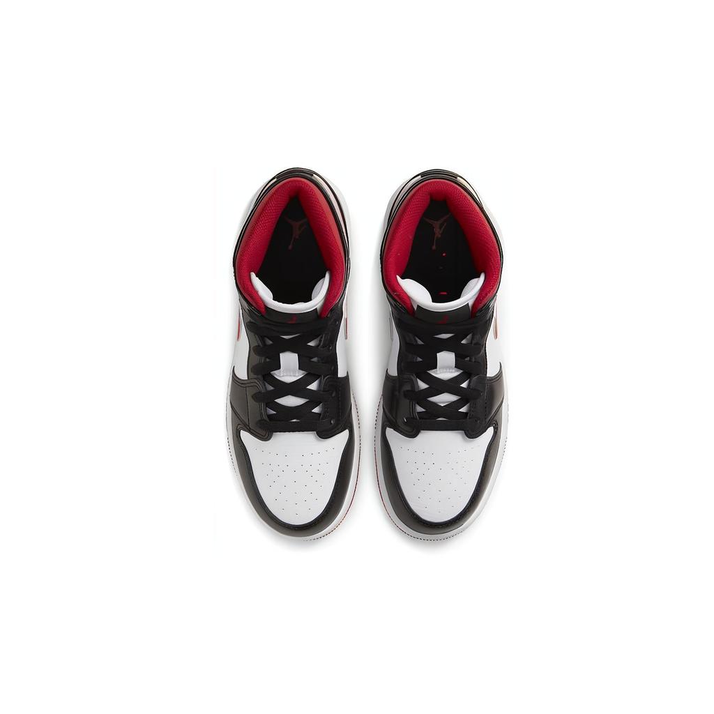 New Jordan Kids Air Jordan 1 Mid 'Metallic Red' Sneakers DJ4695-122
