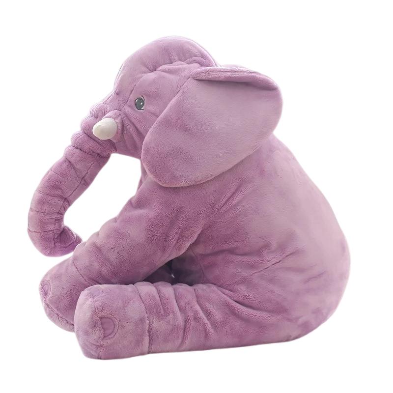 Cute Elephant Stuffed Plush Pillow Doll Back Cushion Home Decor Kids Gift Toy