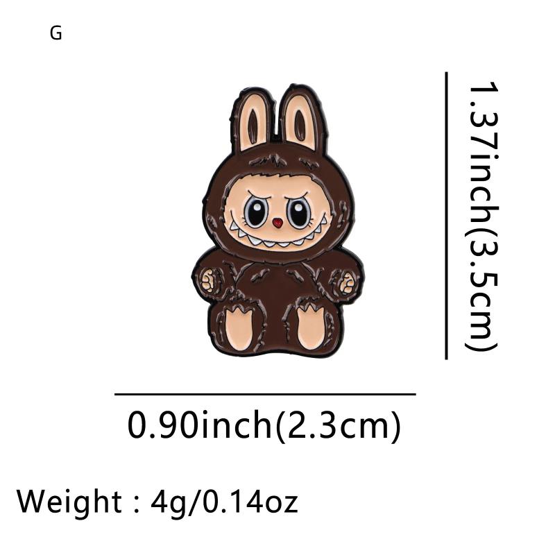 

Милые эмалевые значки монстров, мультяшные аниме, значок джинна, на рюкзак, лацкан, брошь