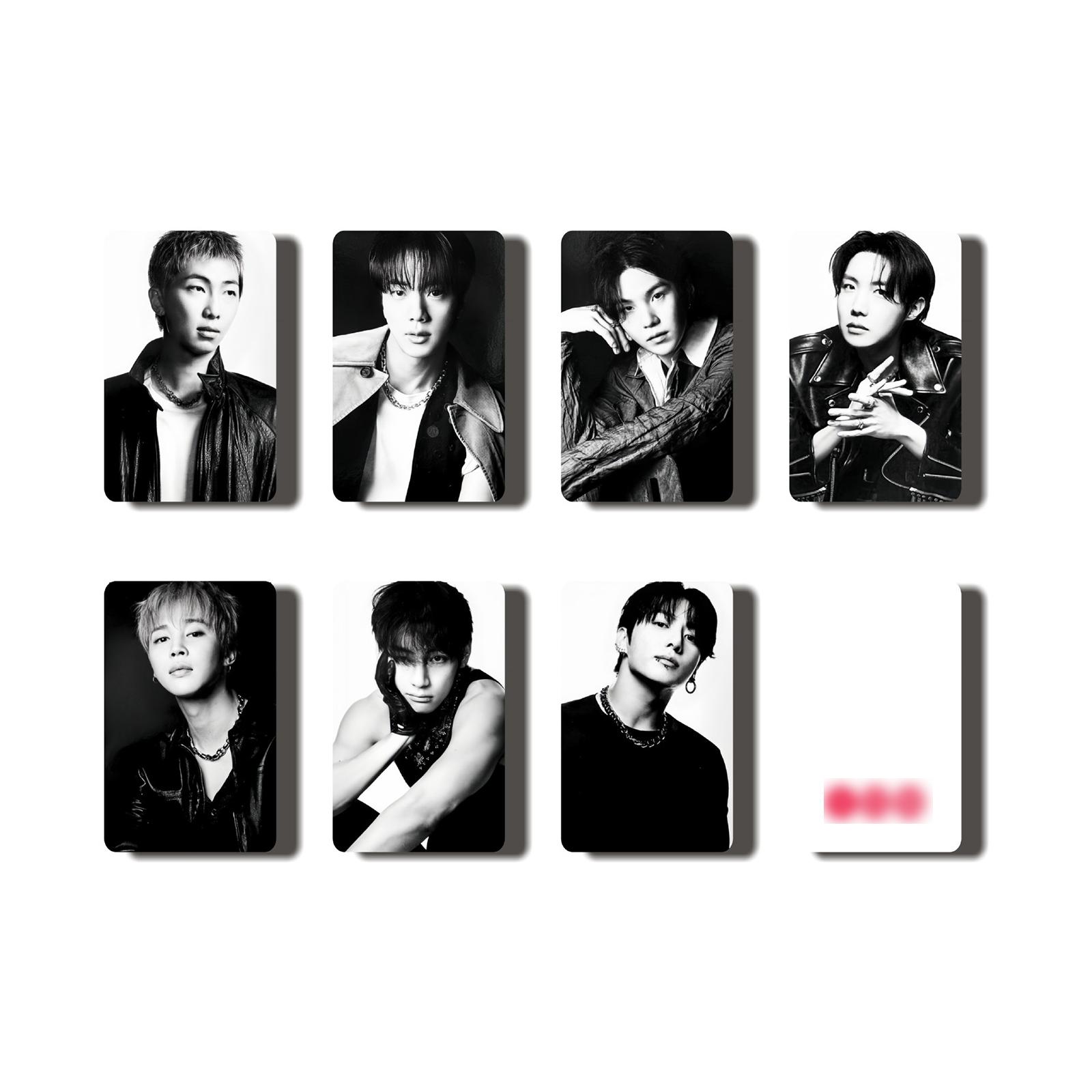 7PCS Official Small Card Photo Card Of The Same In The Surrounding Area One Size красный