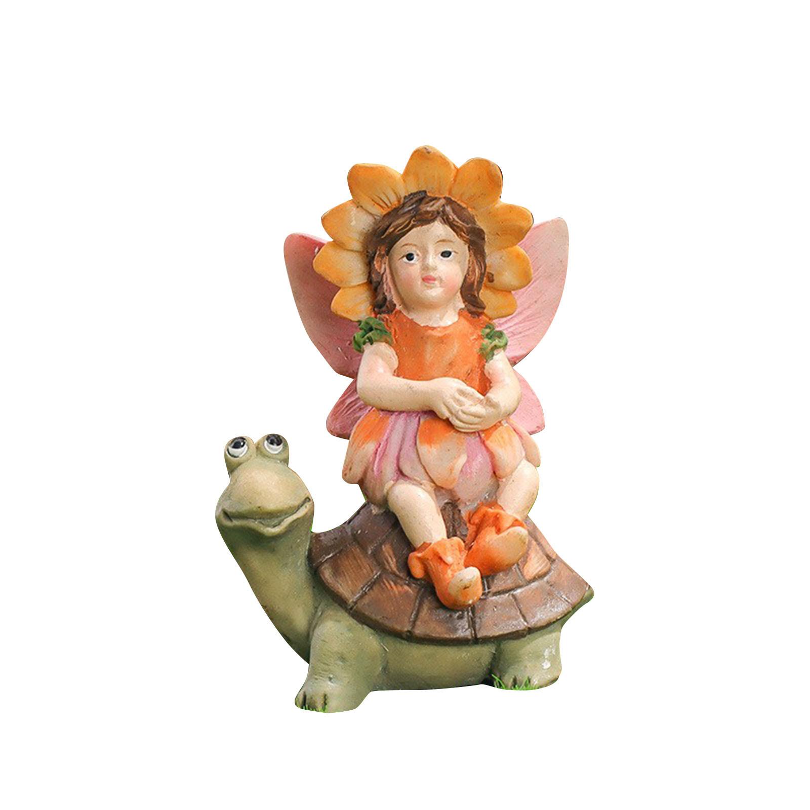 

Clev-er садовая милая садовая статуя из смолы, украшение для сада, открытый двор, фигурка животного из полирезина, скульптура, орнамент, декор One Size