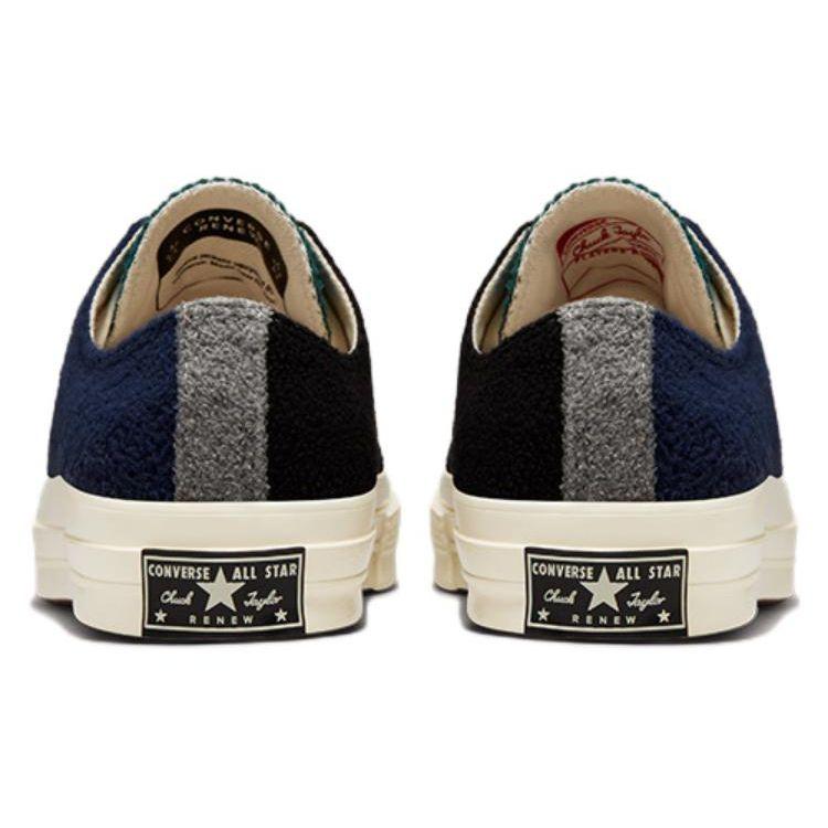 Converse Chuck 70 Low Beyond Retro Fleece Black Blue Green 172268C