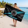 Penrith Panthers Customized Name Text Beach Towel, Soft Absorbent Towel Beach Pool Travel Personal Gift