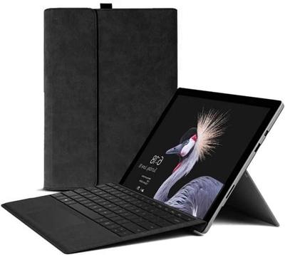 Surface Pro 12 Folio Ständer Volle Stift-Tastatur Schwarz (Modell 2025) Hülle, Stil, Funktion, Stoßfest, Schutz, Aufbewahrung, Leicht, Schlank, Aufbewahrung,