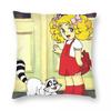 Cartoon Anime Candy Candy Square Pillowcase Pillow Cover Cushion Zip Decorative Comfort Throw Pillow for Home Car