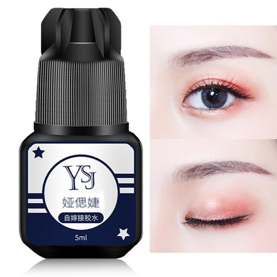Yousheng 5ml Eyelash Glue No Smell Non-irritating Professional False Lash Extension Glue for Personal Use