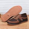 Frühling Alte Peking Stoffschuhe Herren Rutschfest Abriebfest Lässige Arbeitsschuhe Atmungsaktiv Verdickt Küche Mittelalterliche und Ältere Vaterschuhe